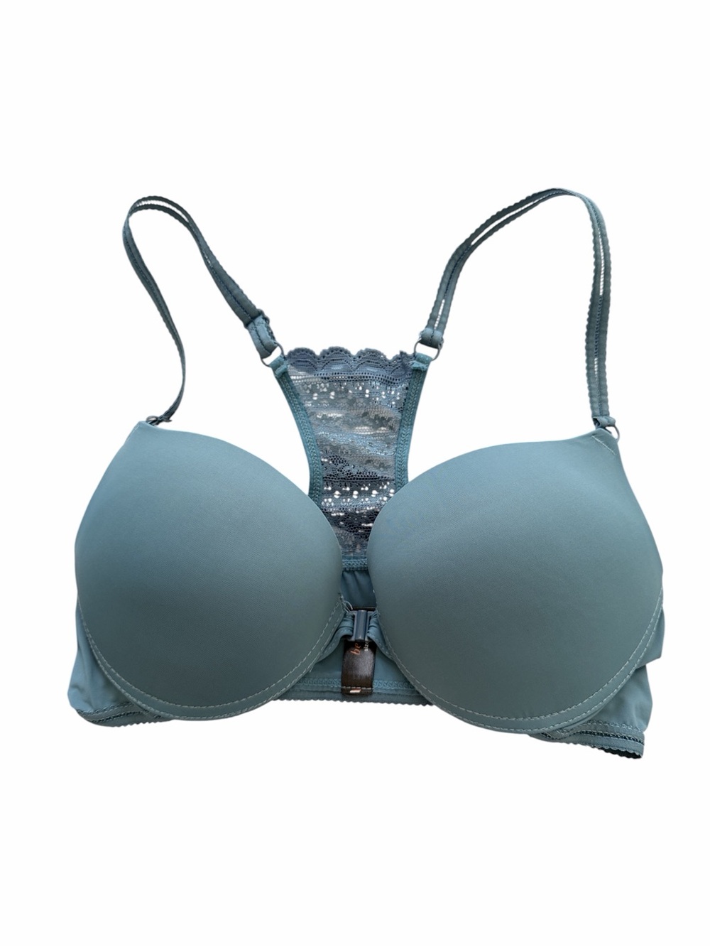 NWOT Bellini Padded Lace Racerback Bra - 36B Front Closure
